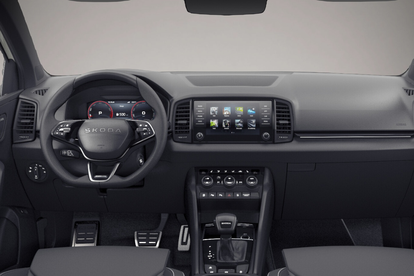Skoda Karoq Karoq DSG Sportl AHK 19Z Matrix Nav 360° Canton - Thumbnail 4